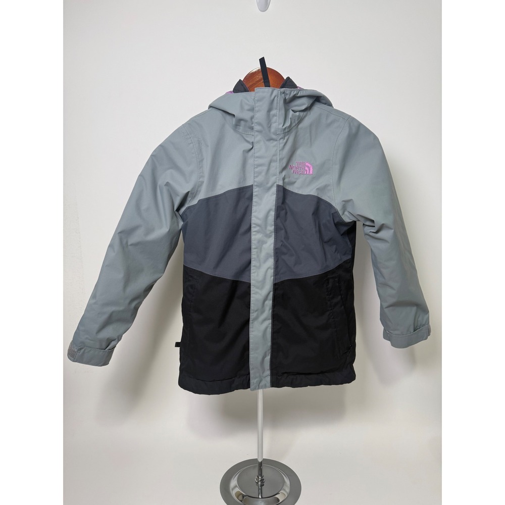The North Face DryVent Jacket Girls Small 7/8 Waterproof Ski‎ Snowboard Gray